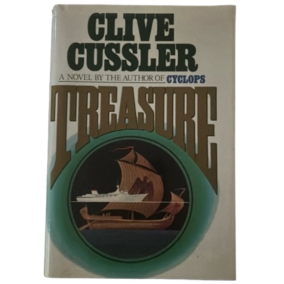 Treasure - A Dirk Pitt Novel by Clive Cussler Vtg 1988 - Picture 1 of 12